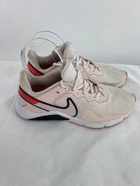 Pink and white Nike Legend Essential 2 womens 8.5